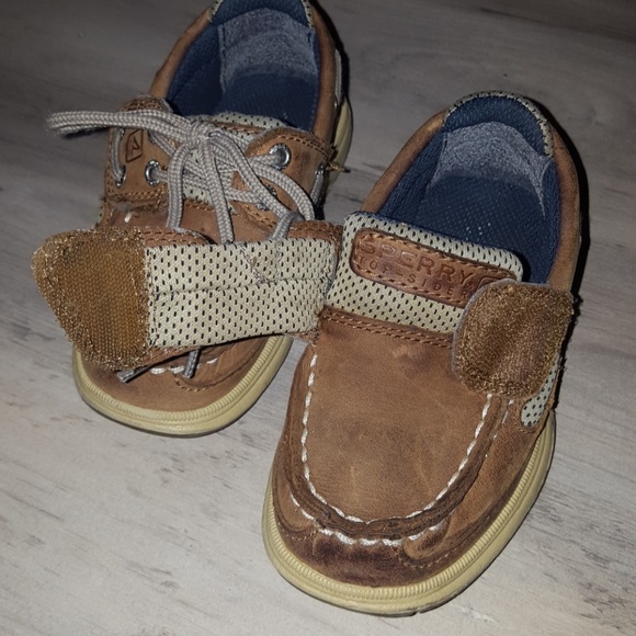 Tan Toddler Sperry Top-Sider - Picture 2 of 4